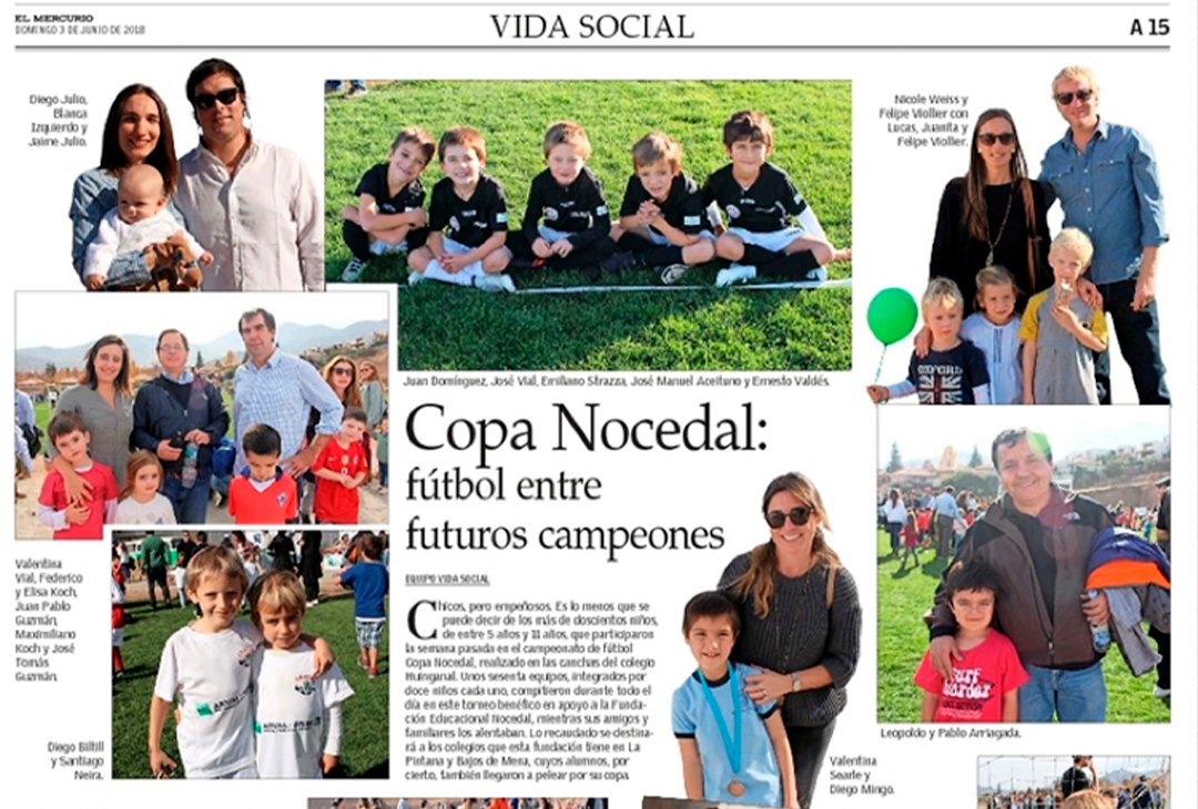 El Mercurio – Copa Nocedal: fútbol entre futuros campeones