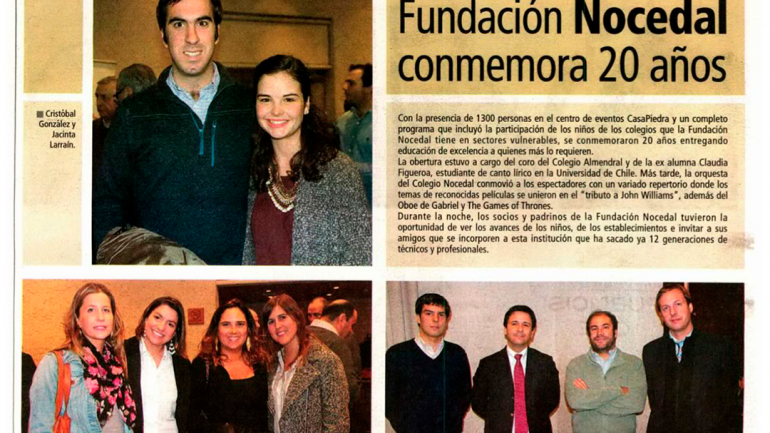 Fundación Nocedal conmemora 20 años – Diario Estrategia