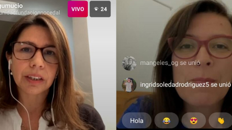 Andrea Gumucio en entrevista a través de Live @comunidadfundaciónnocedal: “La importancia de cuidar a los docentes”