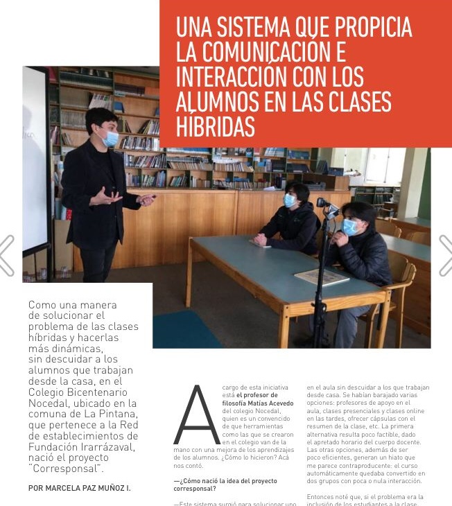 Novedoso sistema es destacado en revista Educar