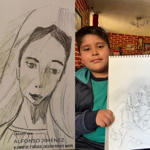 Alfonso Jiménez Rojas: el niño artista del colegio PuenteMaipo