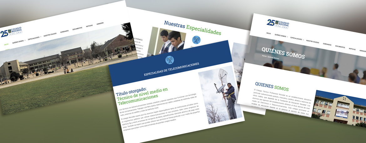 Colegio Nocedal presenta nueva página web