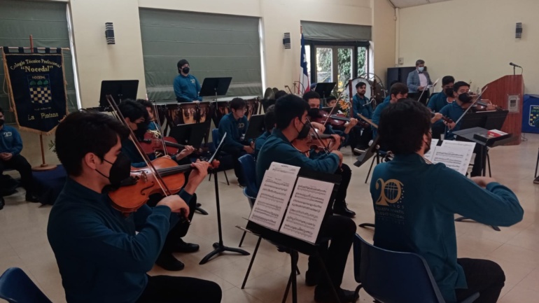 Aniversario Orquesta infantil del colegio Nocedal: Veinte años iluminando la comuna de La Pintana