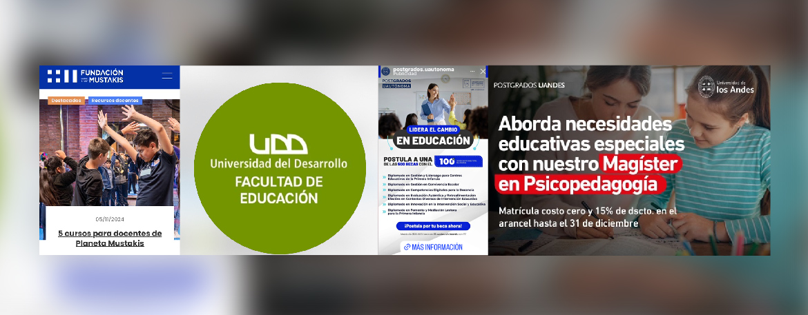 <strong>Capacitaciones y beneficios para el mundo de la educación</strong>