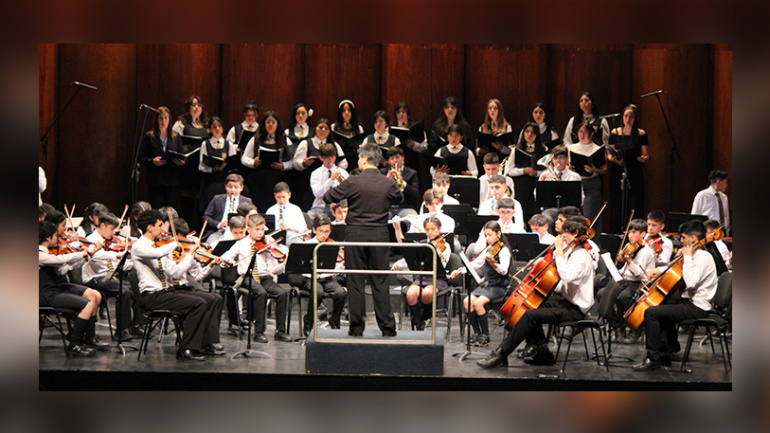 Concierto Aniversario reúne a estudiantes de los cuatro colegios de la Fundación Nocedal