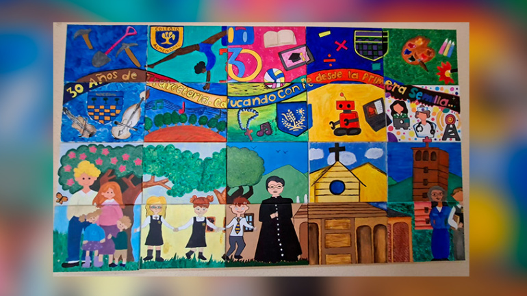 Un homenaje en colores